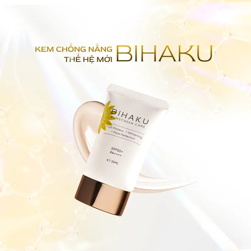 Kem chống nắng Bihaku Sunscreen Care 35ml - Image 5