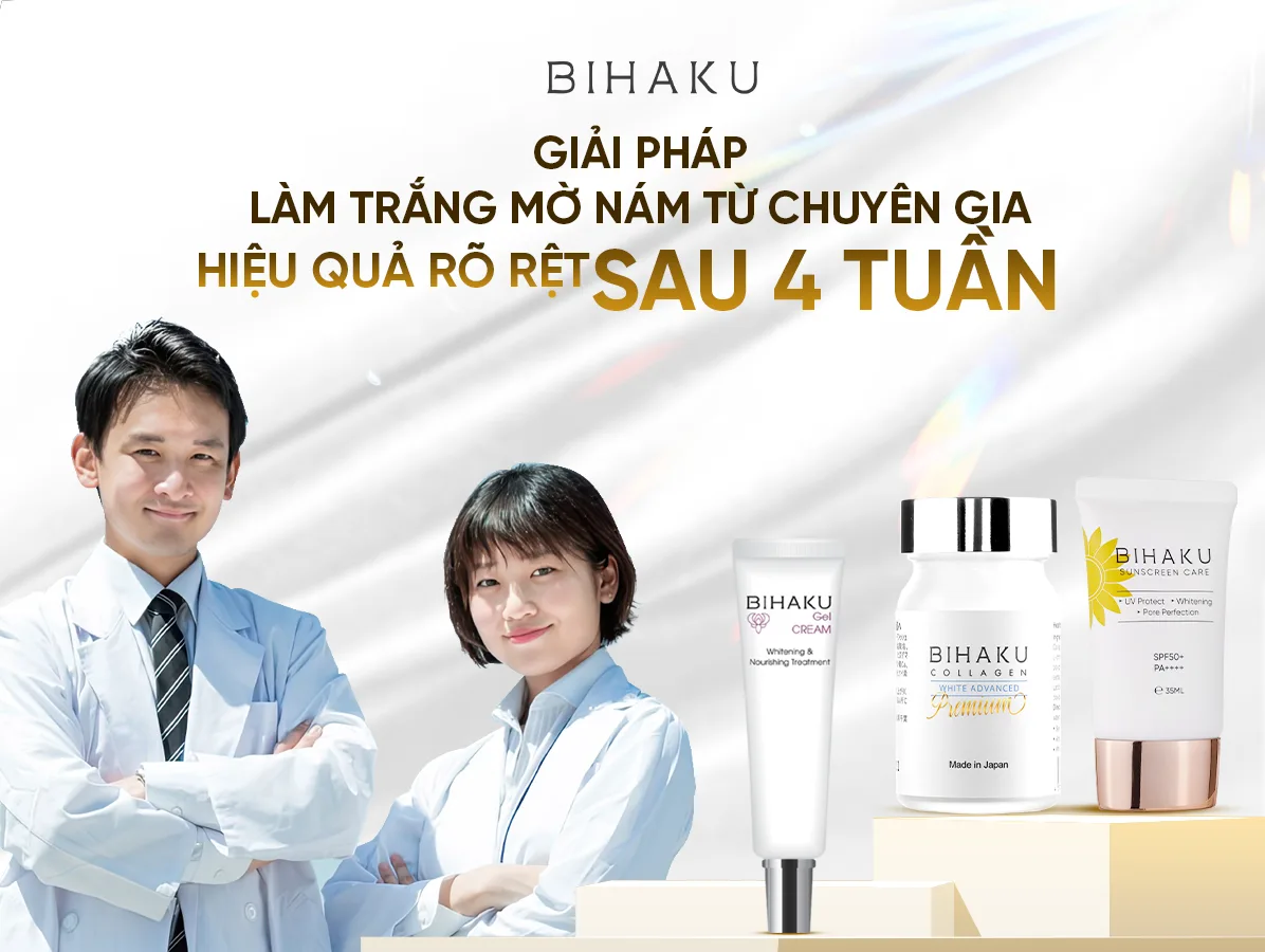 Combo GIẢM NÁM DƯỠNG TRẮNG BIHAKU - Image 3