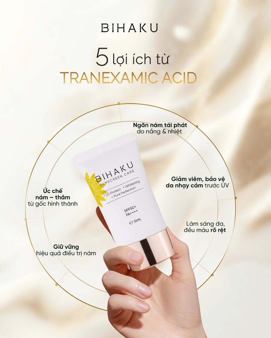 5 lợi ích từ tranexamic acid