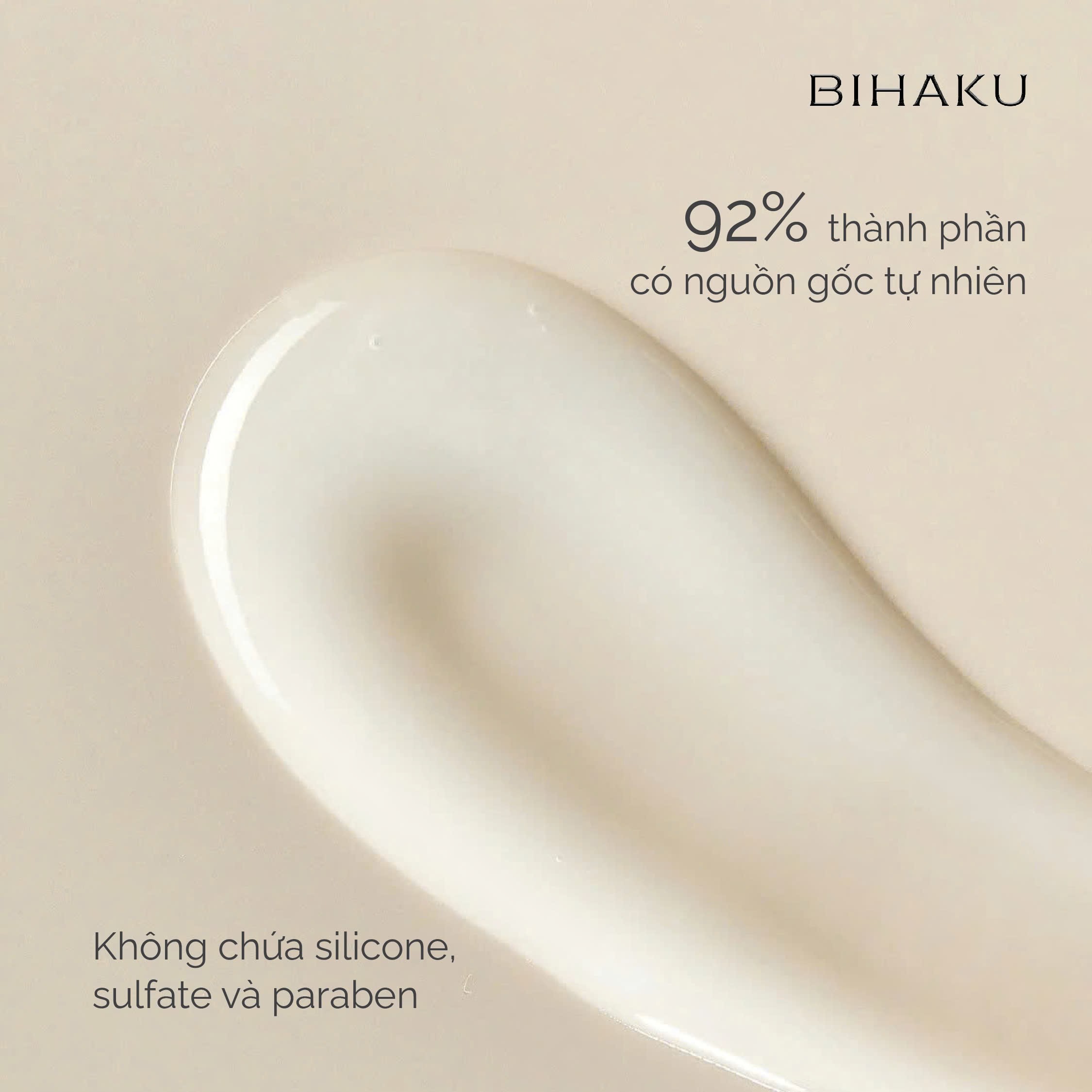 Chất kem cả của kem dưỡng Bihaku