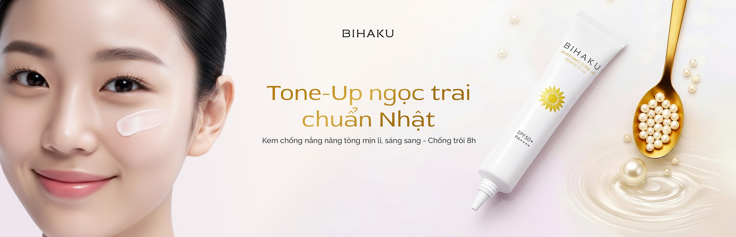 Kem chống nắng nâng tone Bihaku