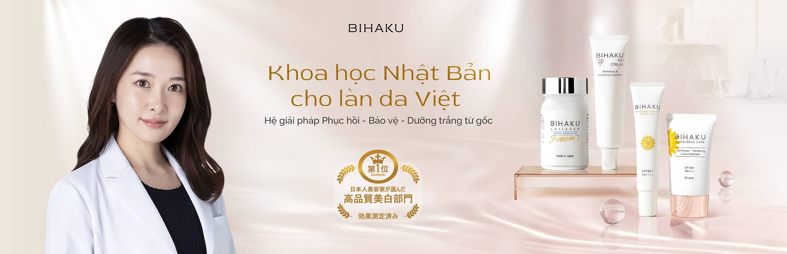 Khoa học Nhật Bản cho làn da Việt