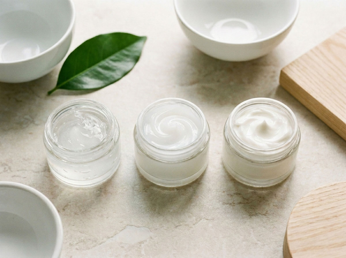 Gel cream có gây bí da không? Sự thật cần hiểu đúng 3 Phân biệt các dạng thức sản phẩm