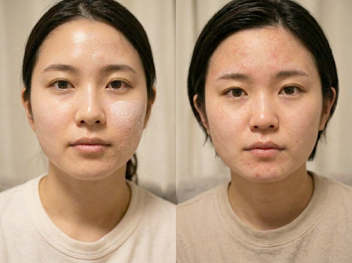 Gel cream có gây bí da không? Sự thật cần hiểu đúng 2 Tình trạng bí da và kích ứng