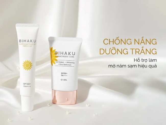 Bộ đôi kem chống nắng Bihaku