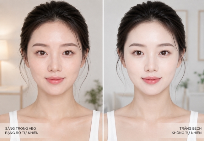 Nâng tone tự nhiên và bền màu