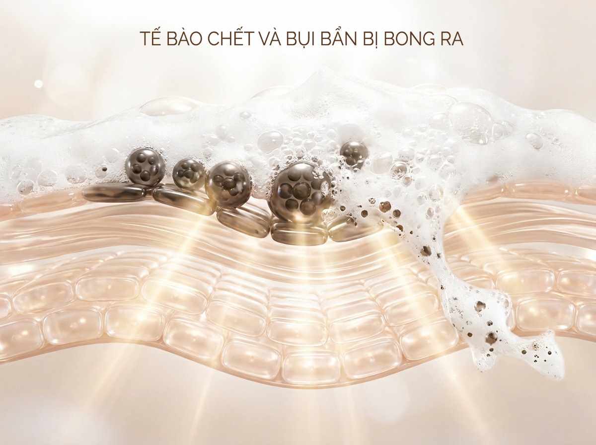 Bóc tách sắc tố trên bề mặt