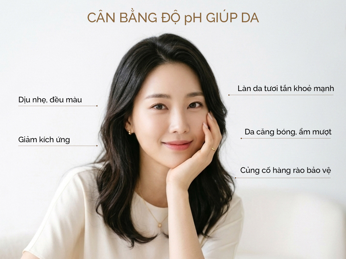 lợi ích của làn da có pH cân bằng