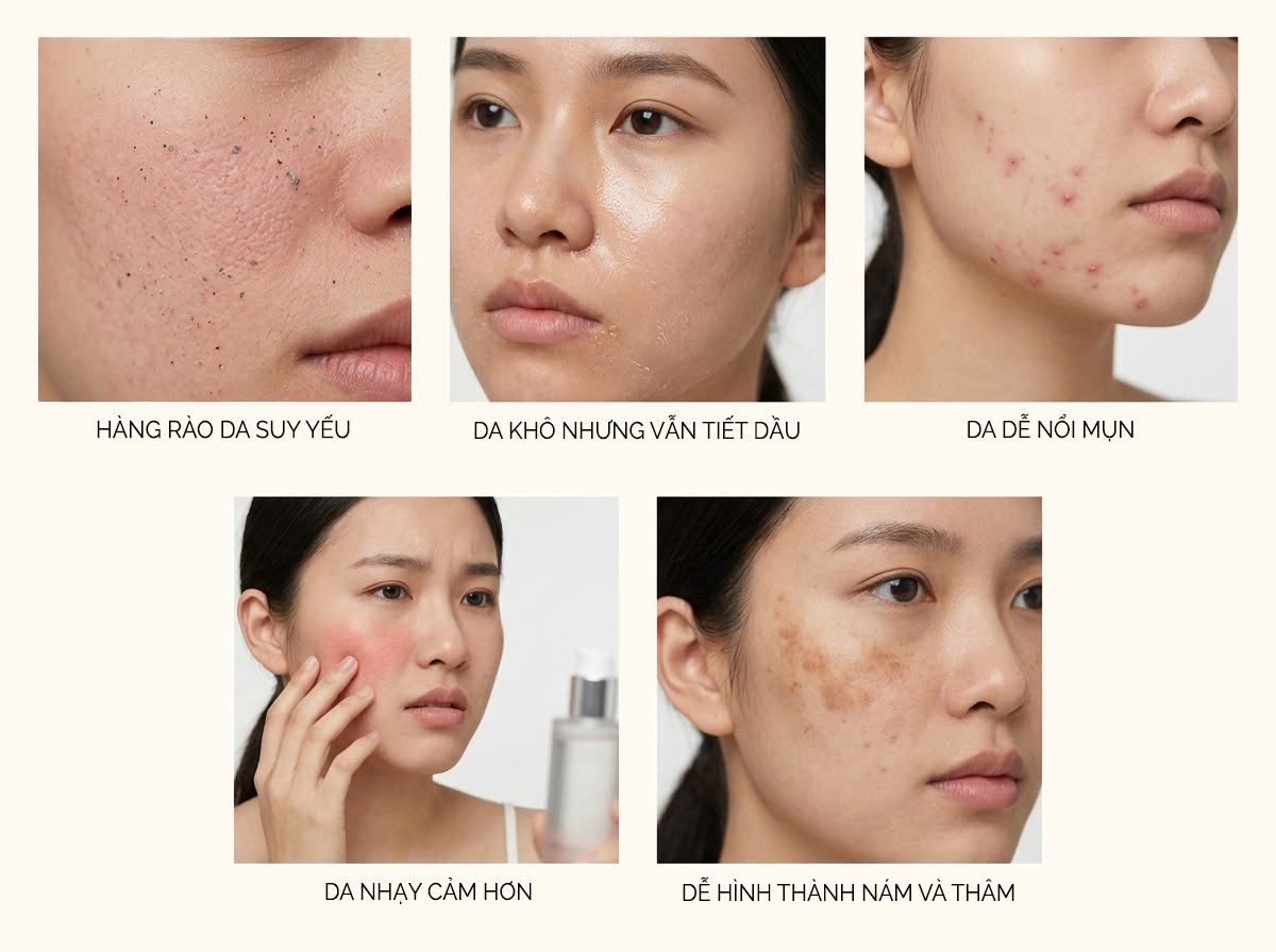 Những vấn đề của làn da