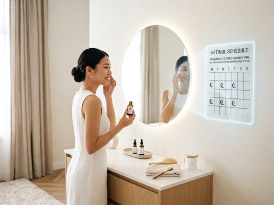 Lưu ý tần suất dùng retinol