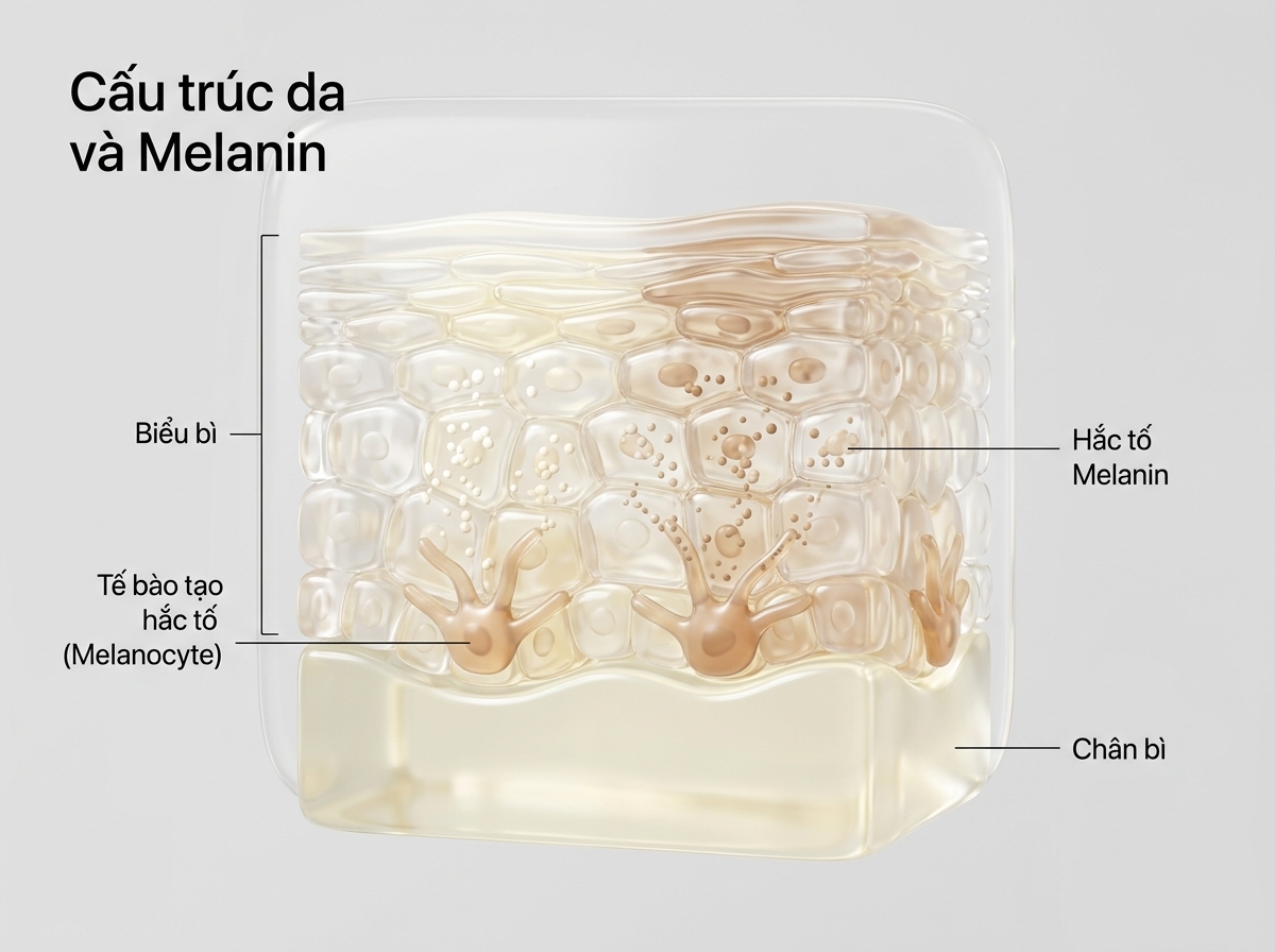 Melanin là gì? Vì sao Melanin không phải là kẻ thù của làn da? 1 Melanin là gì