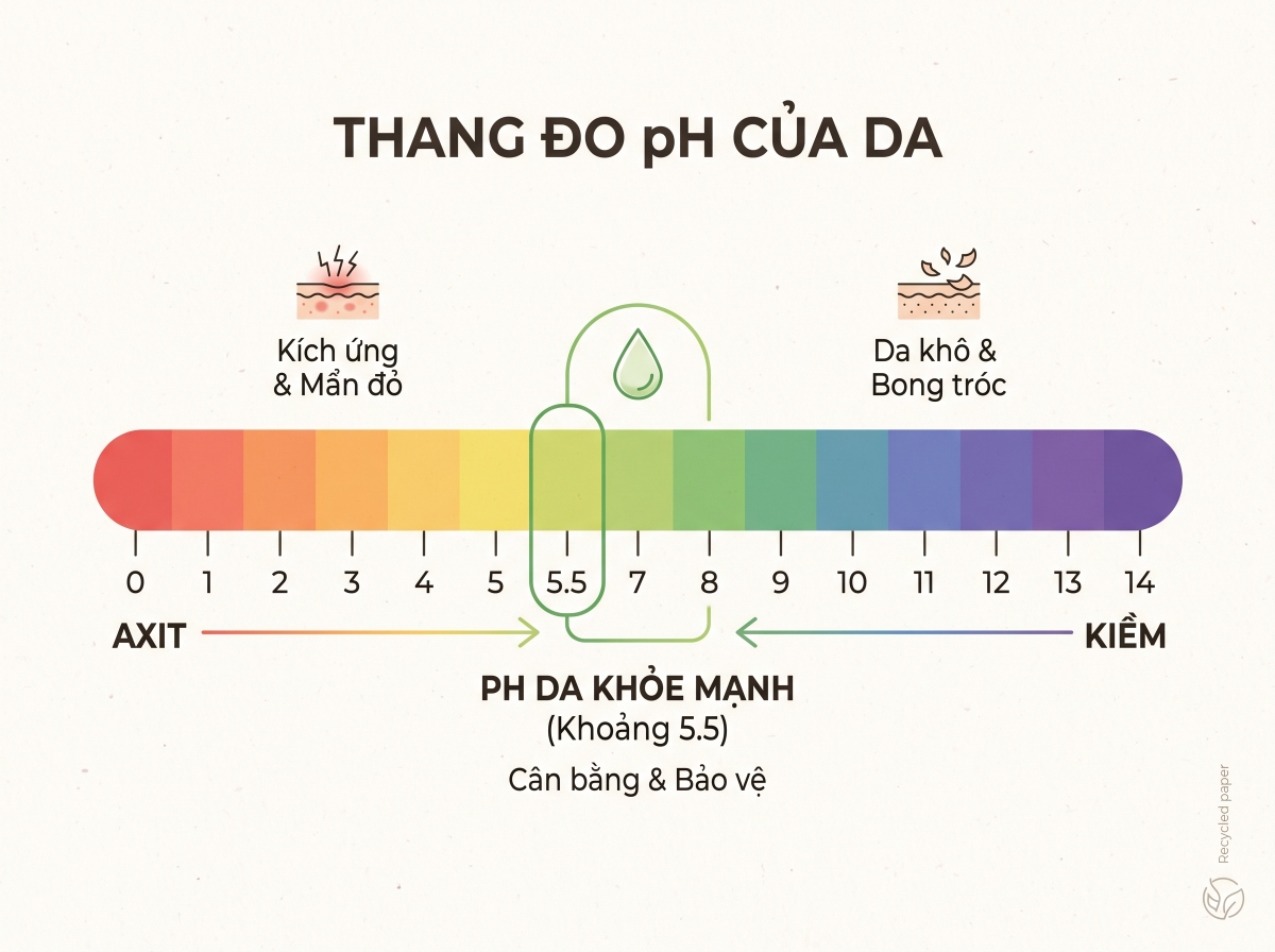 Duy trì môi trường pH cân bằng