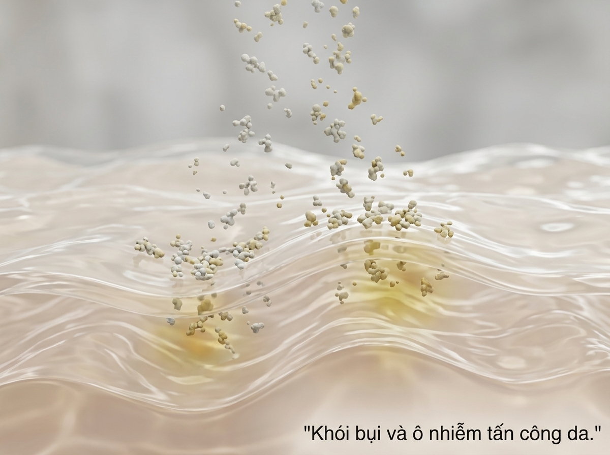 Ô nhiễm môi trường tấn công làn da