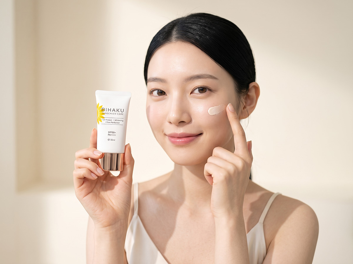 Da vàng sạm theo tuổi tác: Phân biệt tăng sắc tố Melanin và hiện tượng đường hóa da 5 Thoa kem chống nắng đều đặn